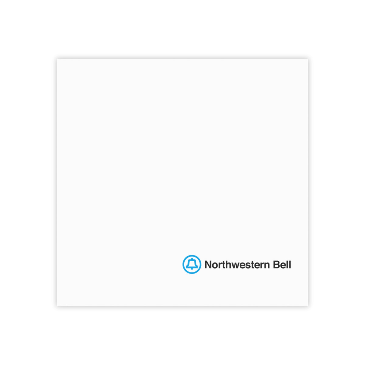 Northwestern Bell Sticky Post-it Note Pad