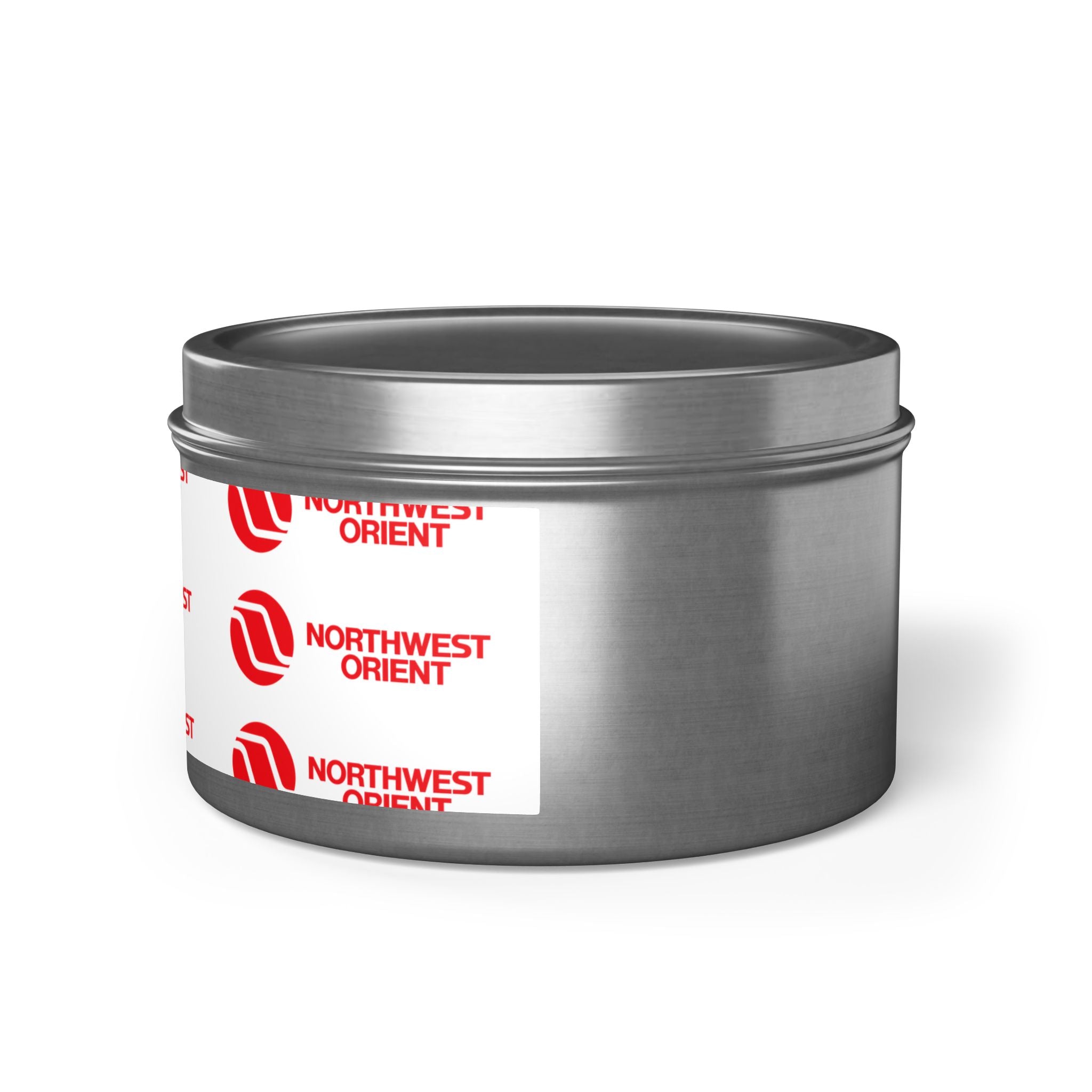Northwest Orient Airlines Tin Candle