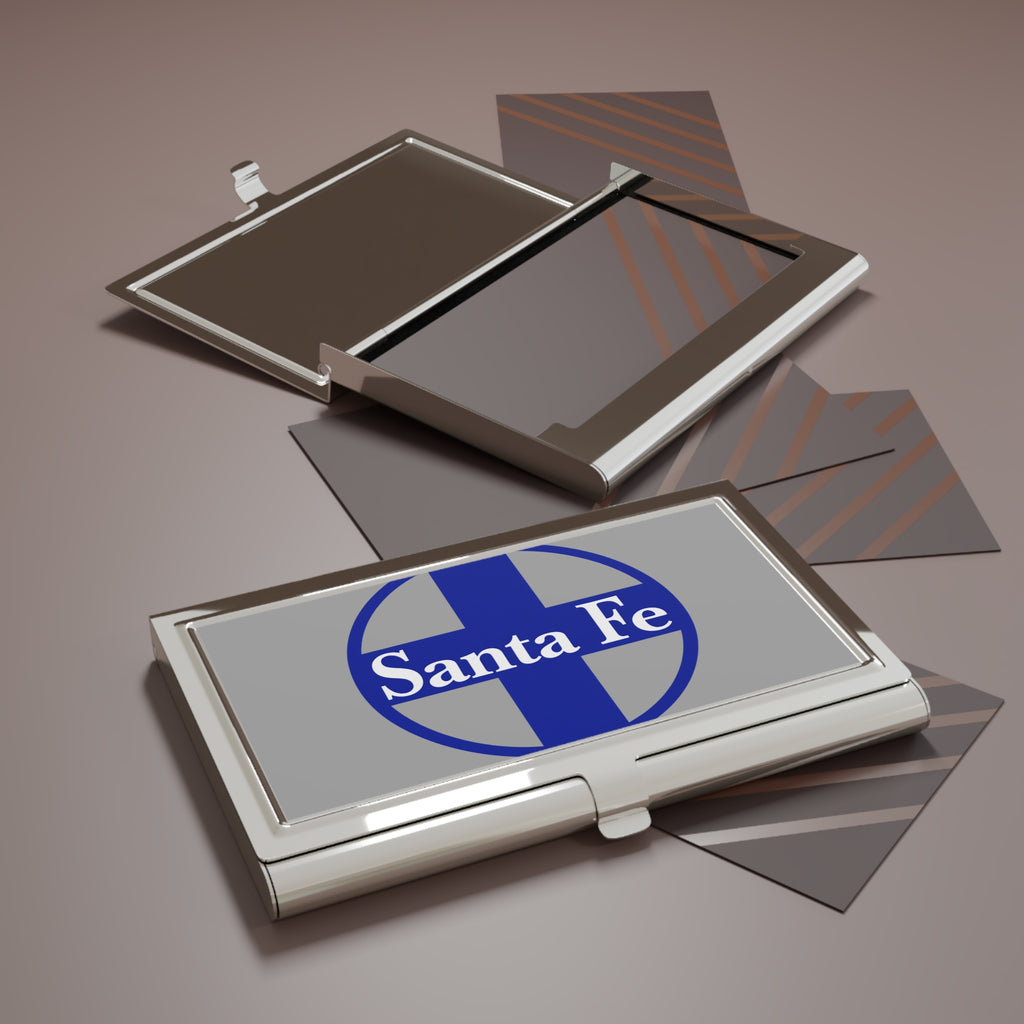 Atchison Topeka and Santa Fe Railway Metal Business Card Holder