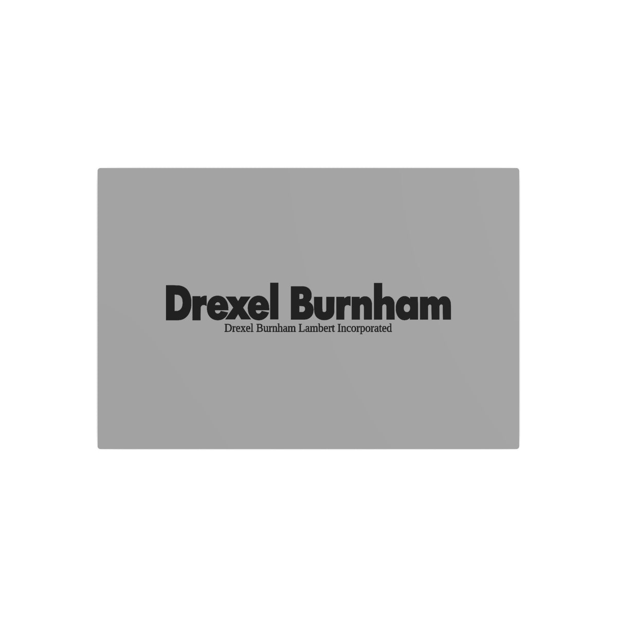 Drexel Burnham Lambert Metal Sign