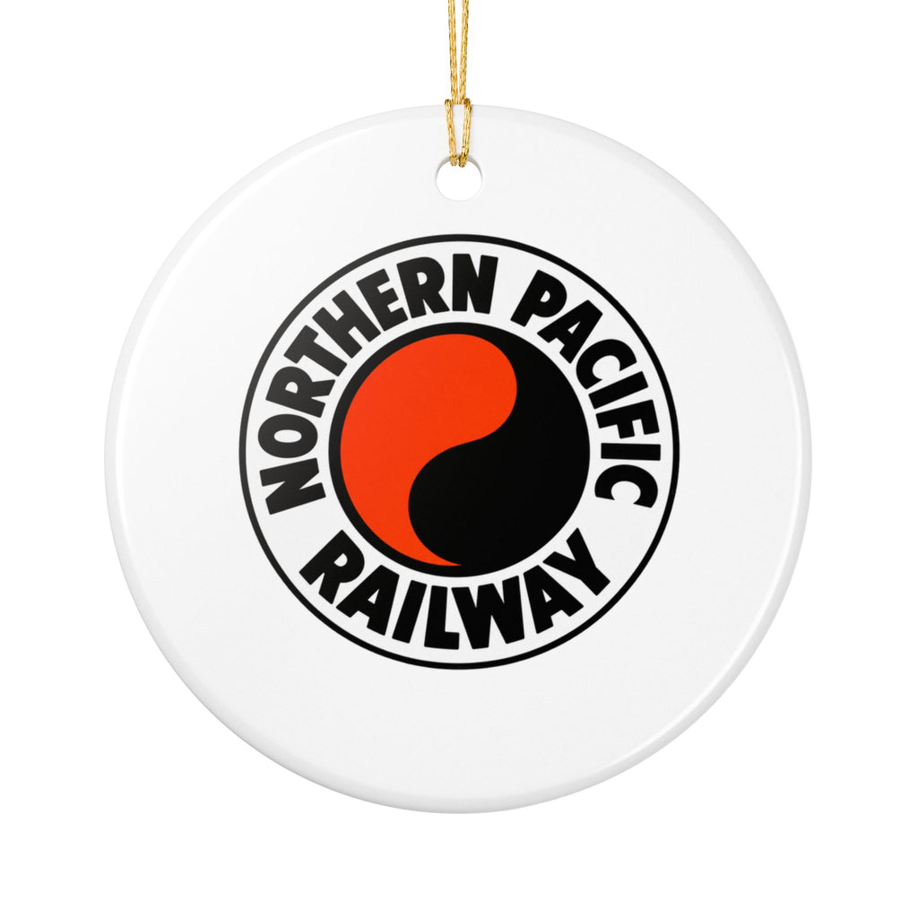 Northern Pacific Railway Ceramic Ornament