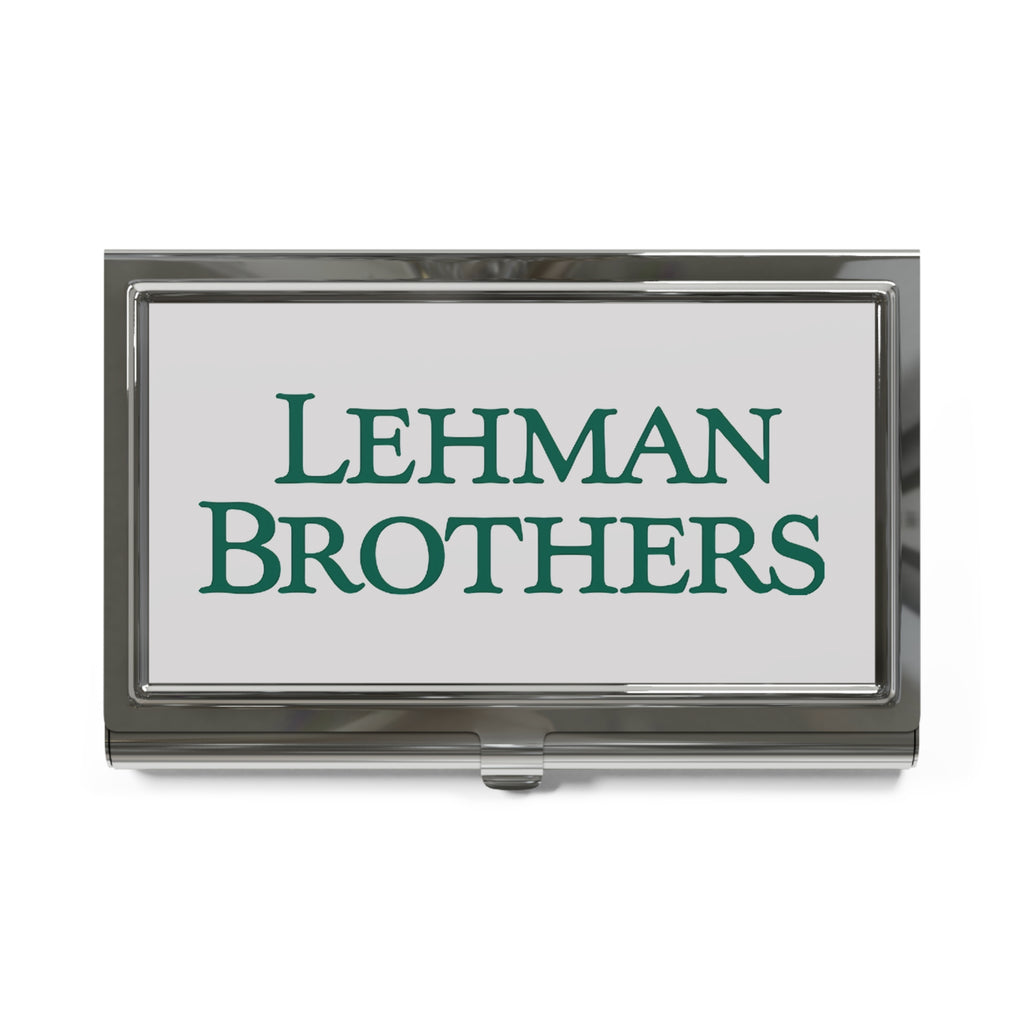 Lehman Brothers Metal Business Card Holder