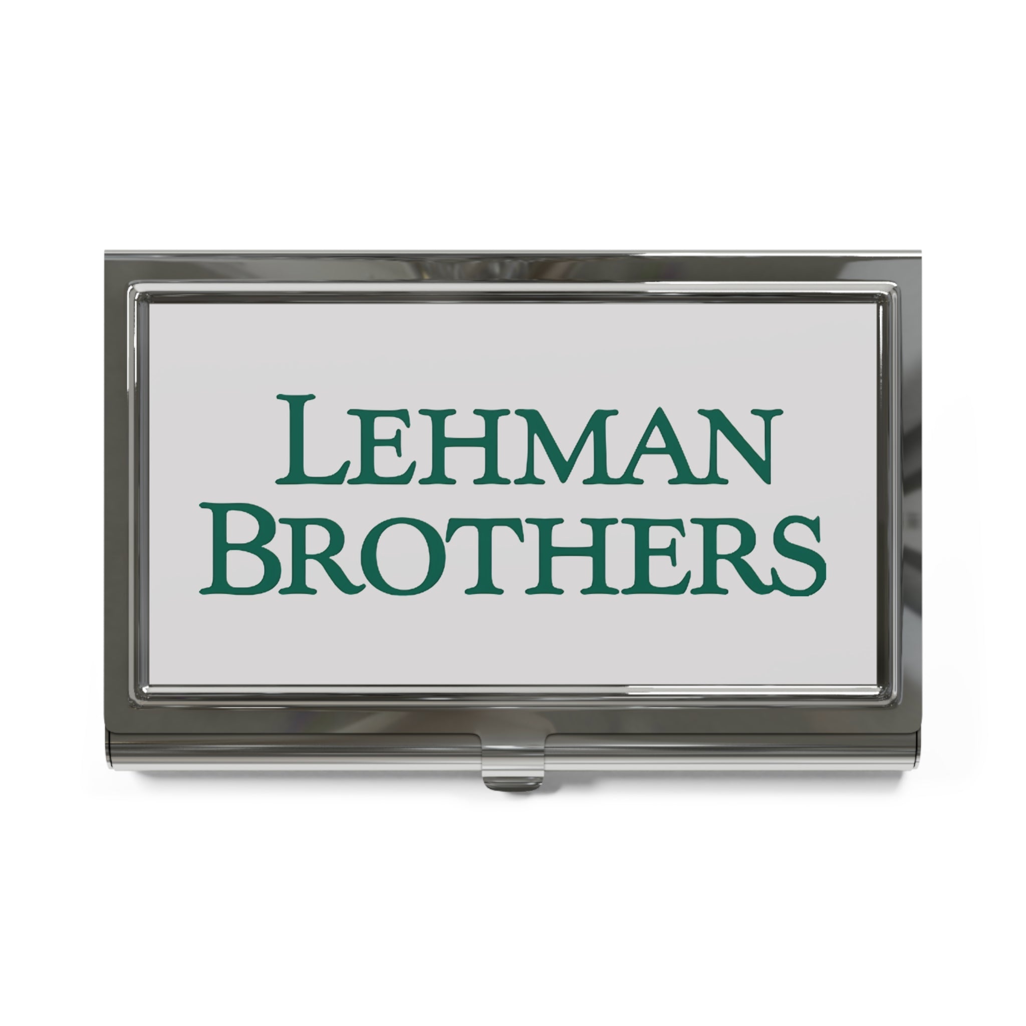 Lehman Brothers Metal Business Card Holder