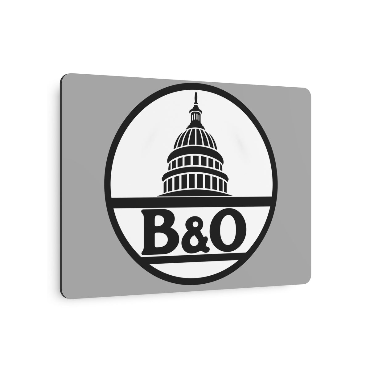 Baltimore and Ohio Railroad Metal Sign