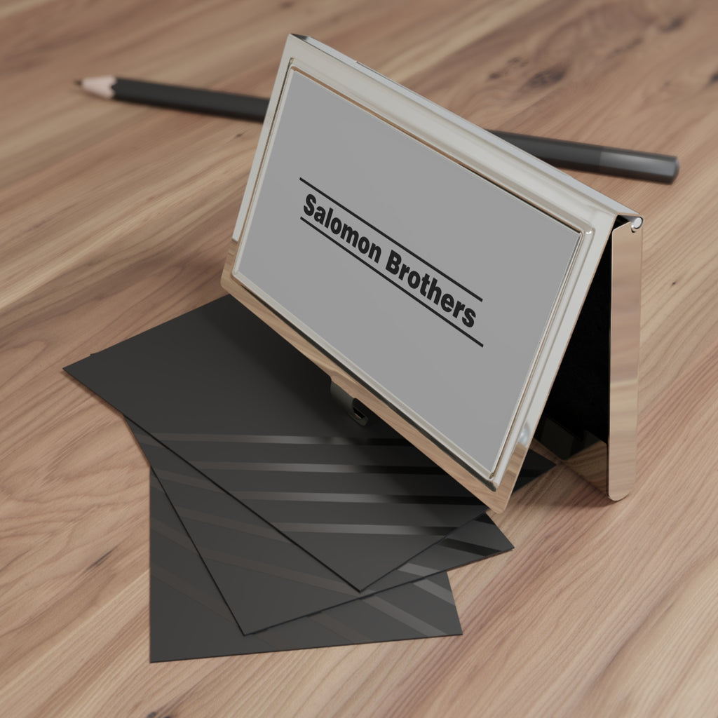 Salomon Brothers Metal Business Card Holder