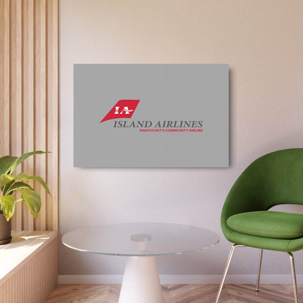 Island Airlines Metal Sign
