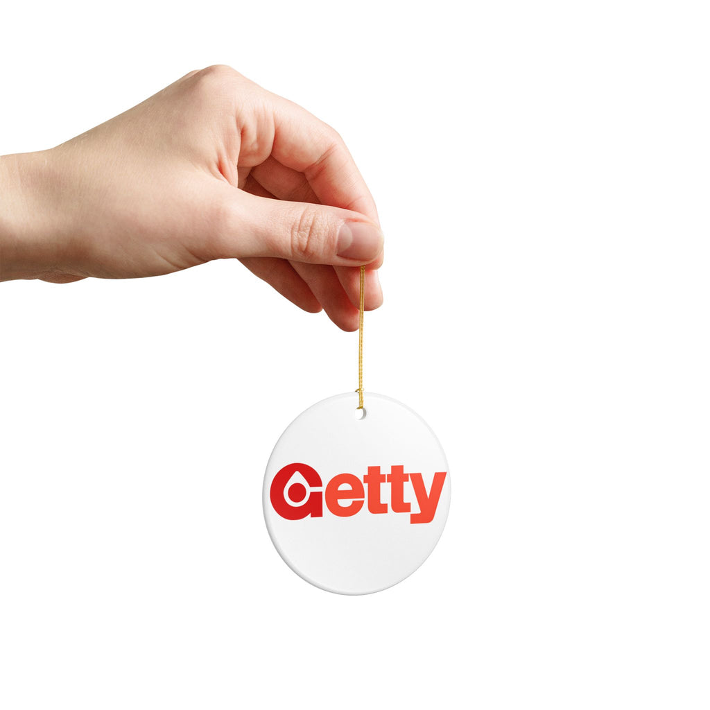 Getty Oil Ceramic Ornament
