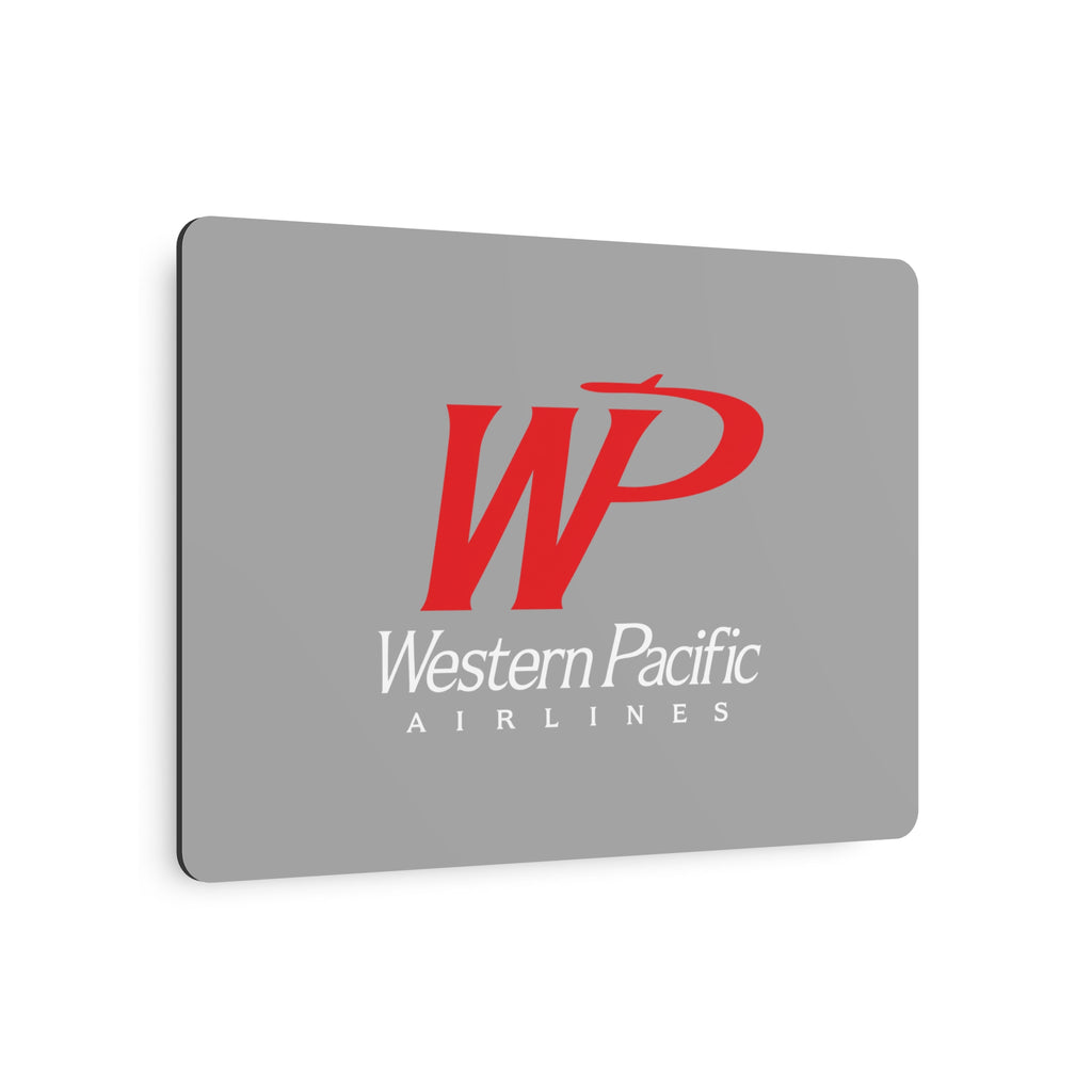Western Pacific Airlines Metal Sign