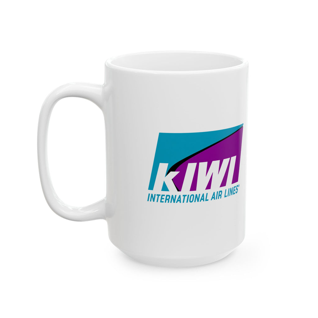 Kiwi International Air Lines Ceramic Coffee Mug