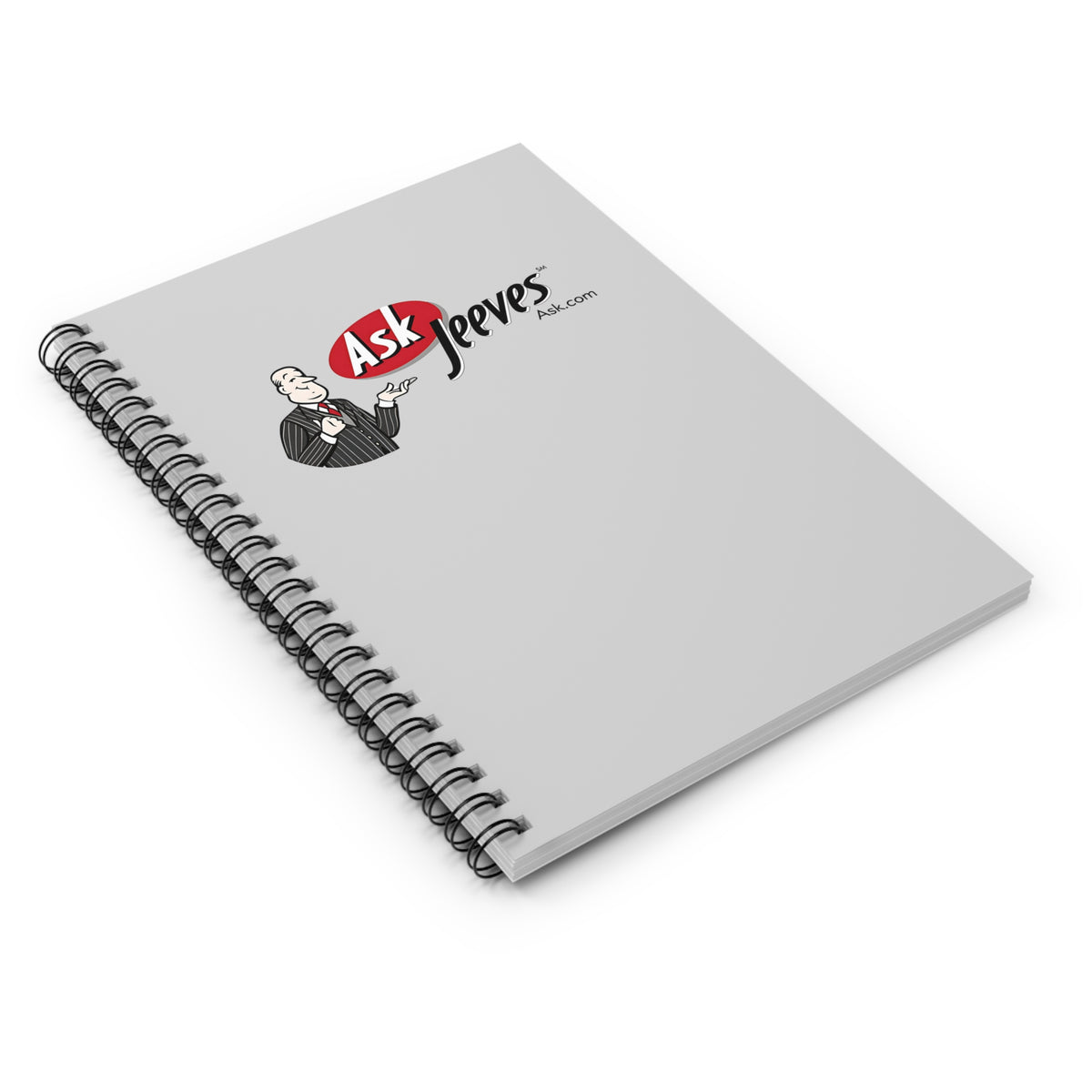 Ask Jeeves Spiral Notebook