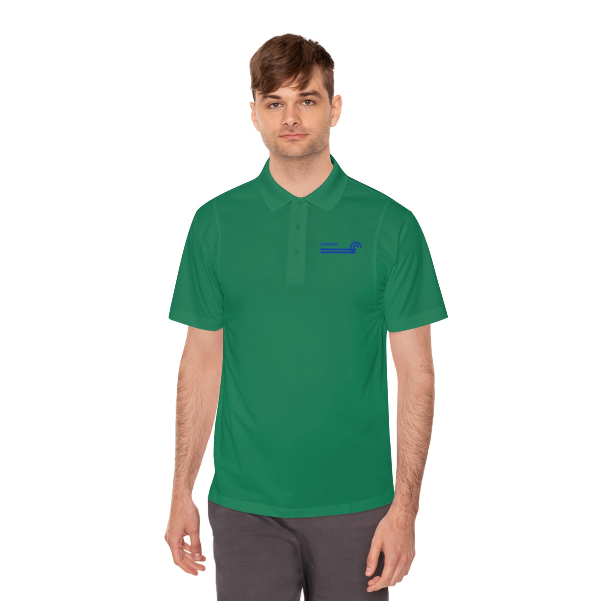 Conrail (Consolidated Rail Corporation) Men's Sport Polo Shirt