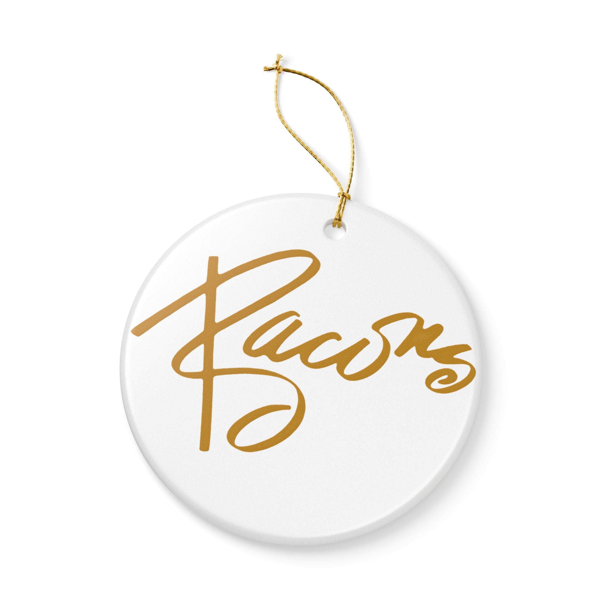 Bacon's Ceramic Ornament
