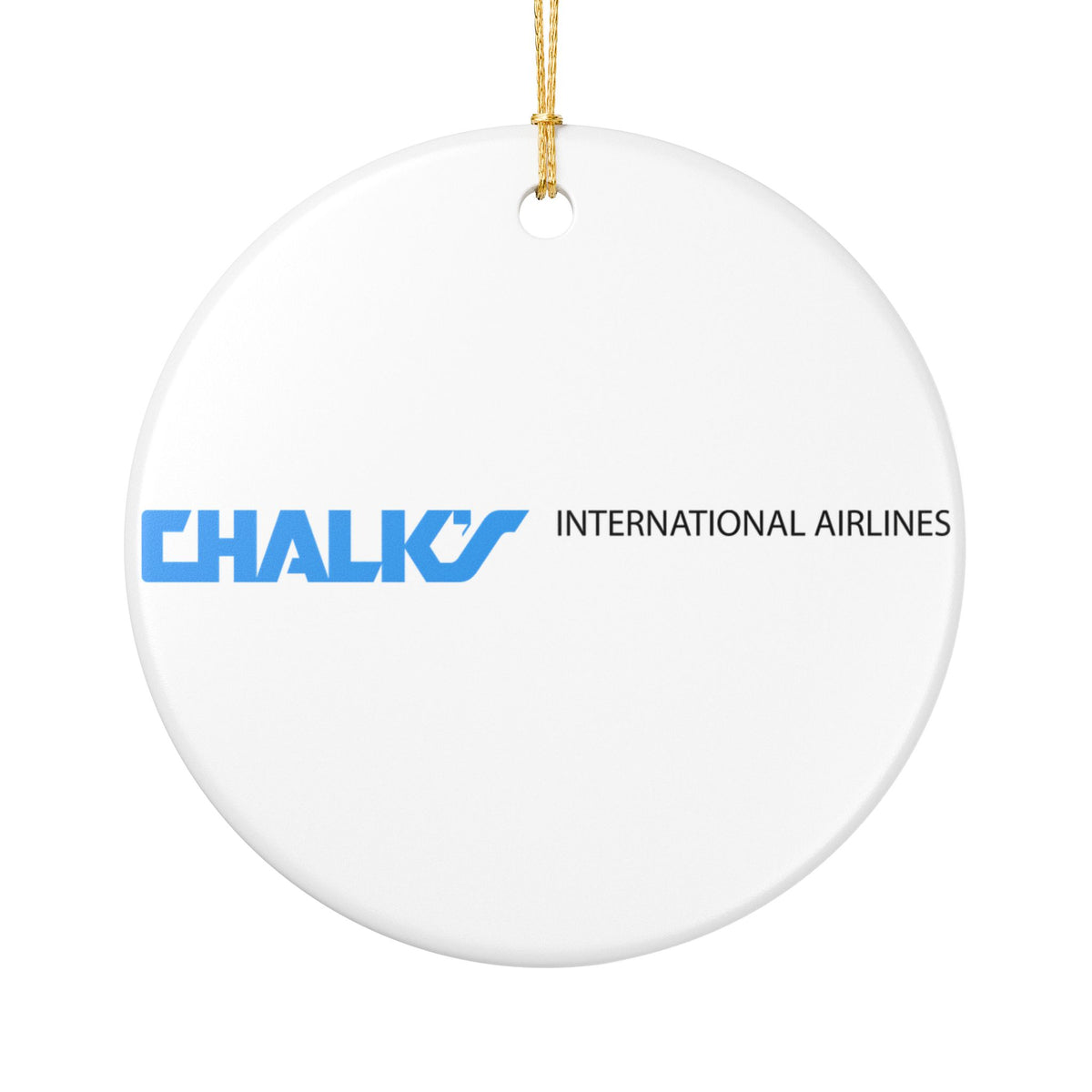 Chalk's International Airlines Ceramic Ornament