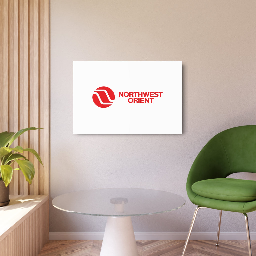 Northwest Orient Airlines Metal Sign