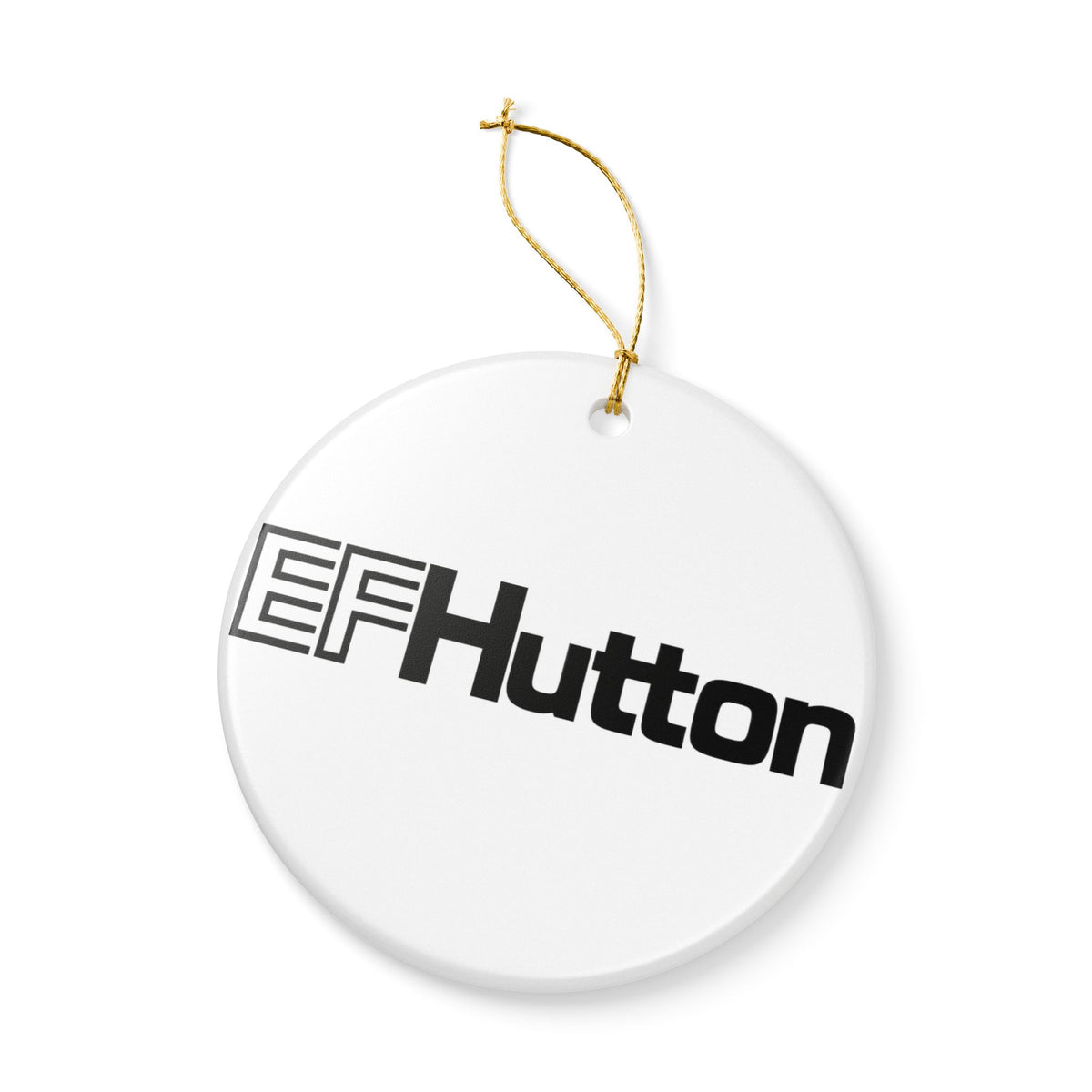 E. F. Hutton Ceramic Ornament