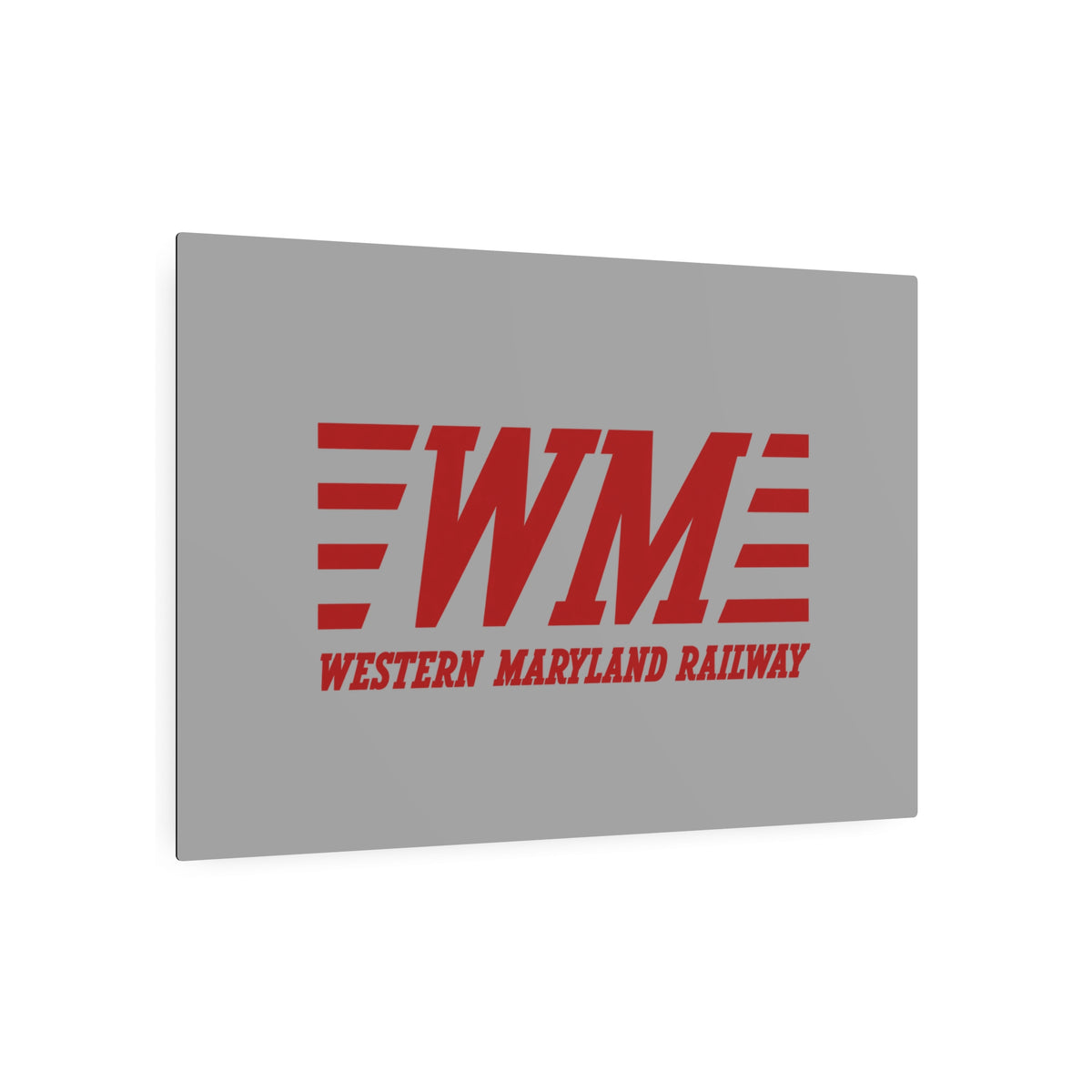 Western Maryland Railway Metal Sign