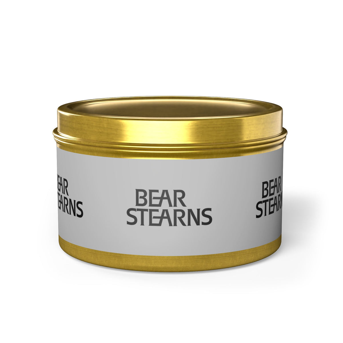 Bear Stearns Tin Candle