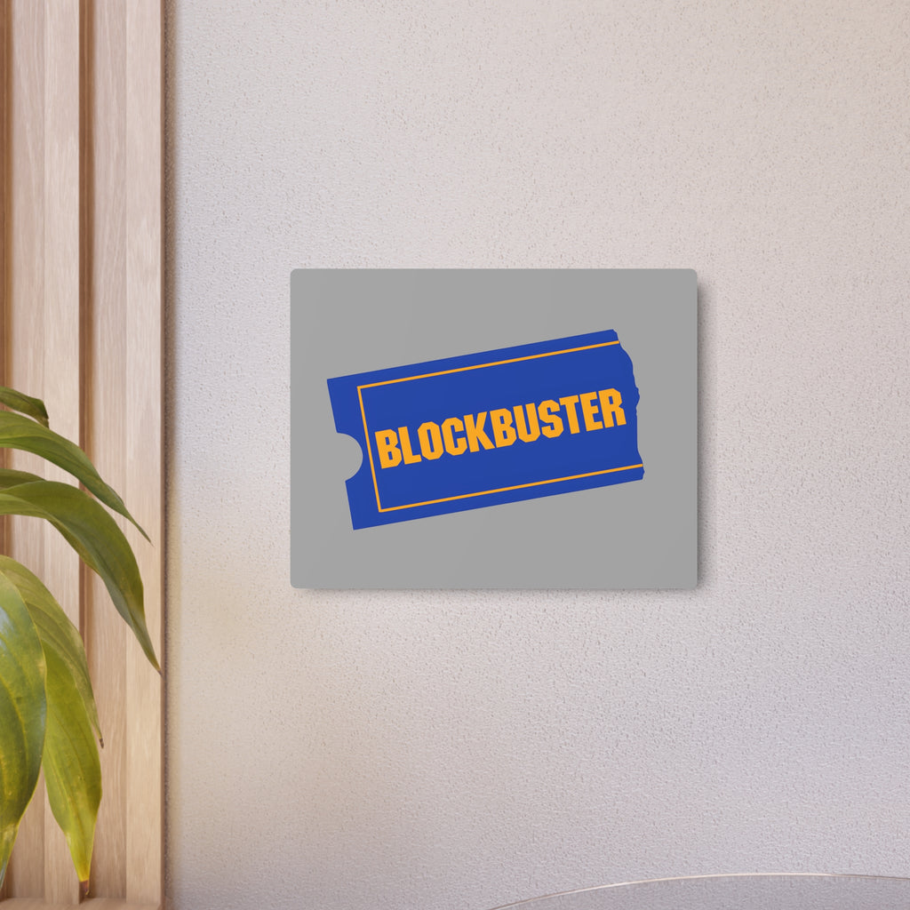 Blockbuster Video Metal Sign