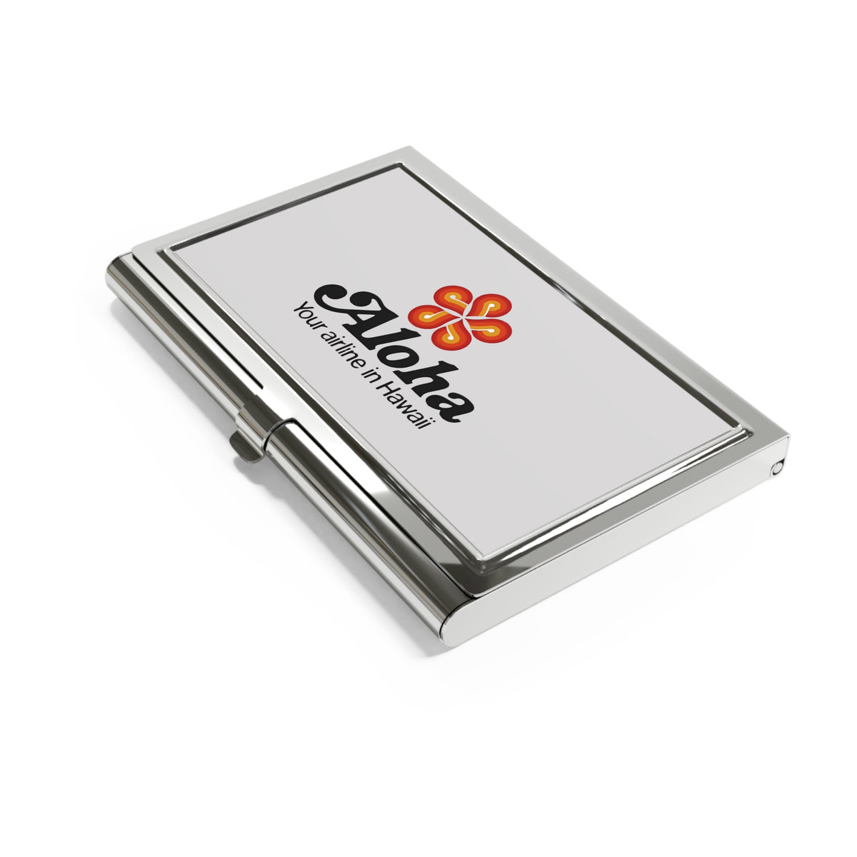 Aloha Airlines Metal Business Card Holder