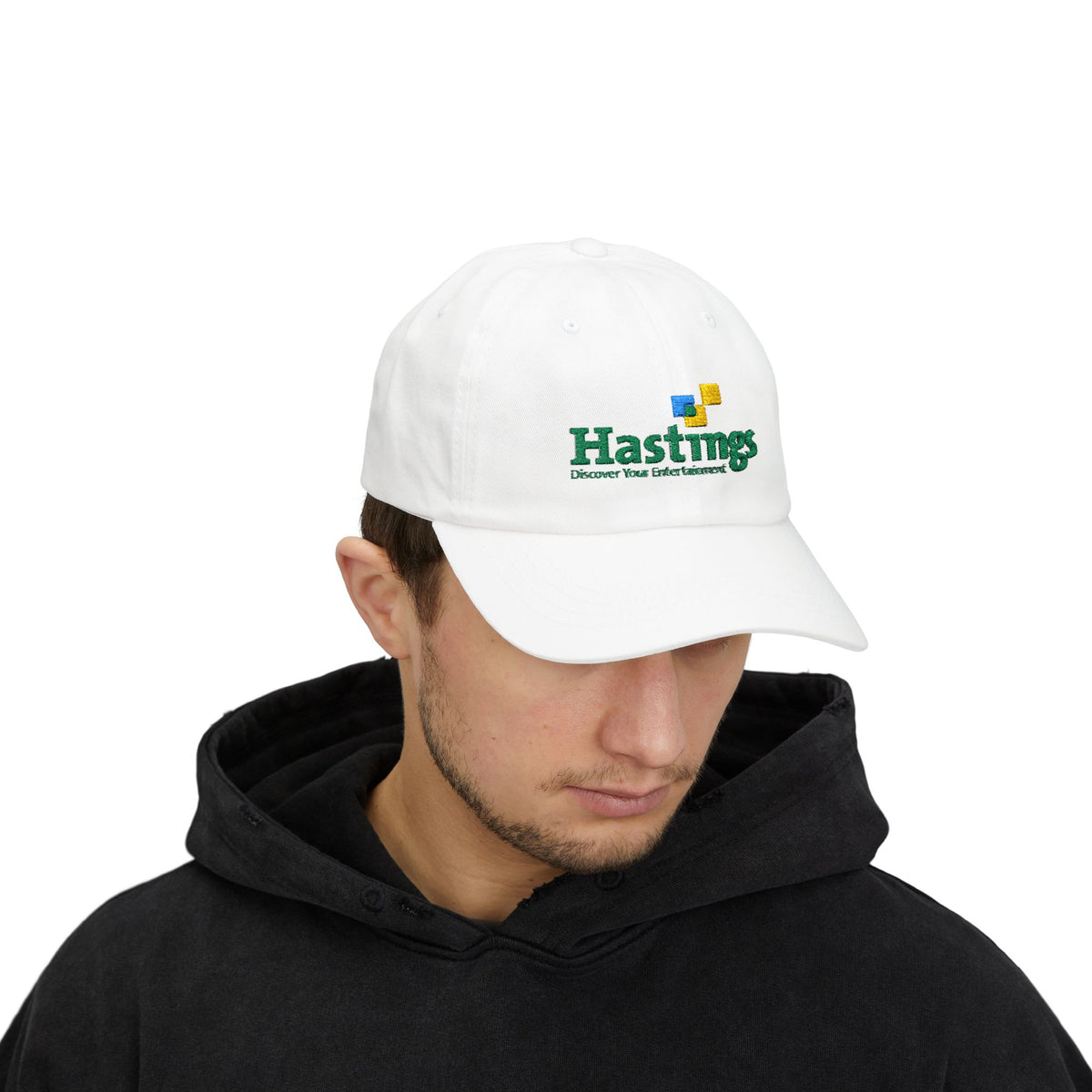Hastings Entertainment Embroidered Dad Cap Hat
