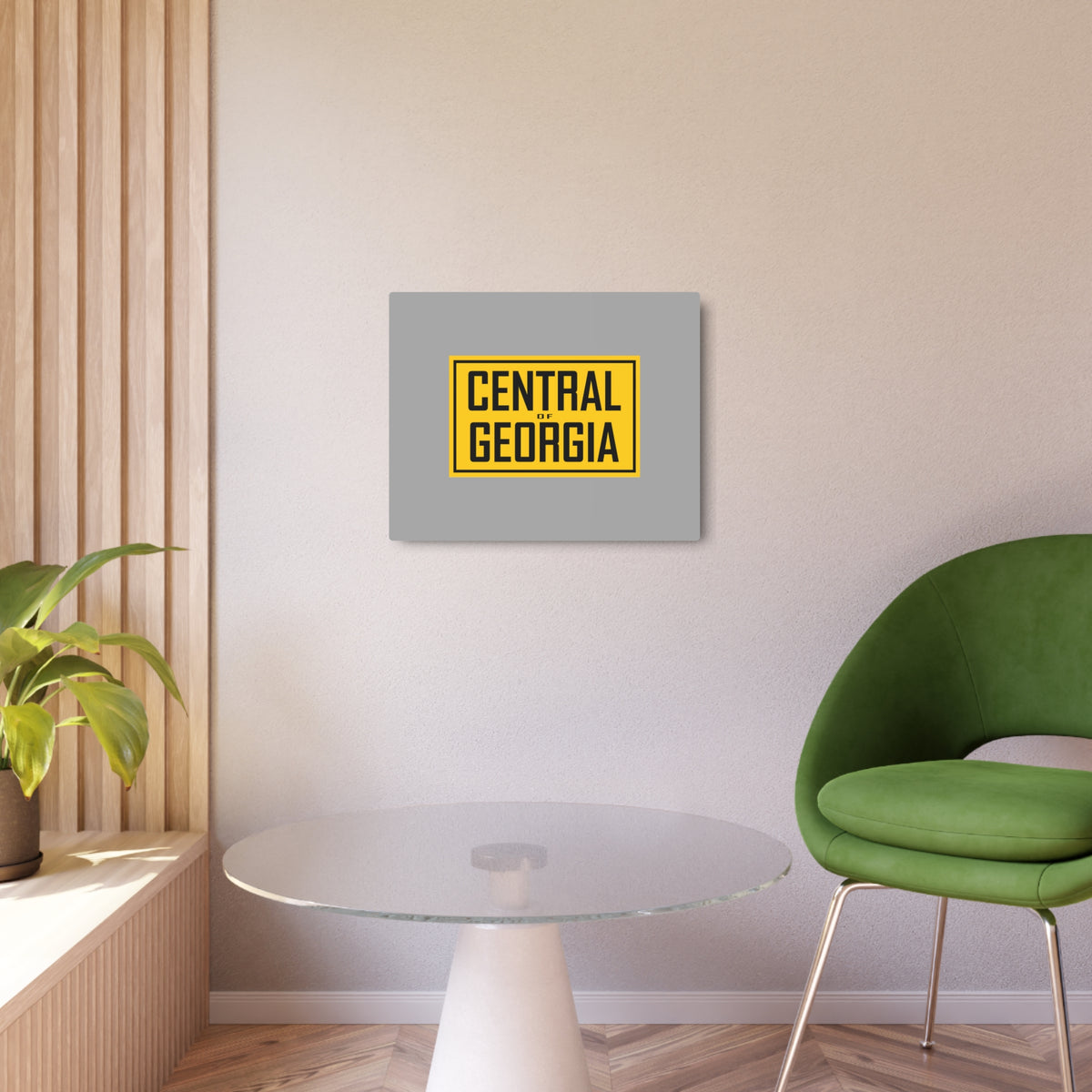 Central of Georgia Railway Metal Sign