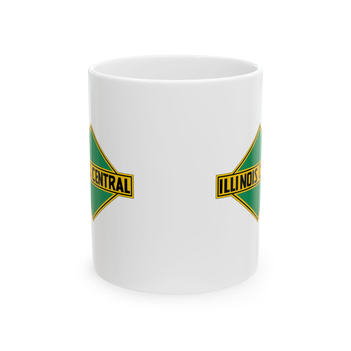Illinois Central Railroad Ceramic Coffee Mug