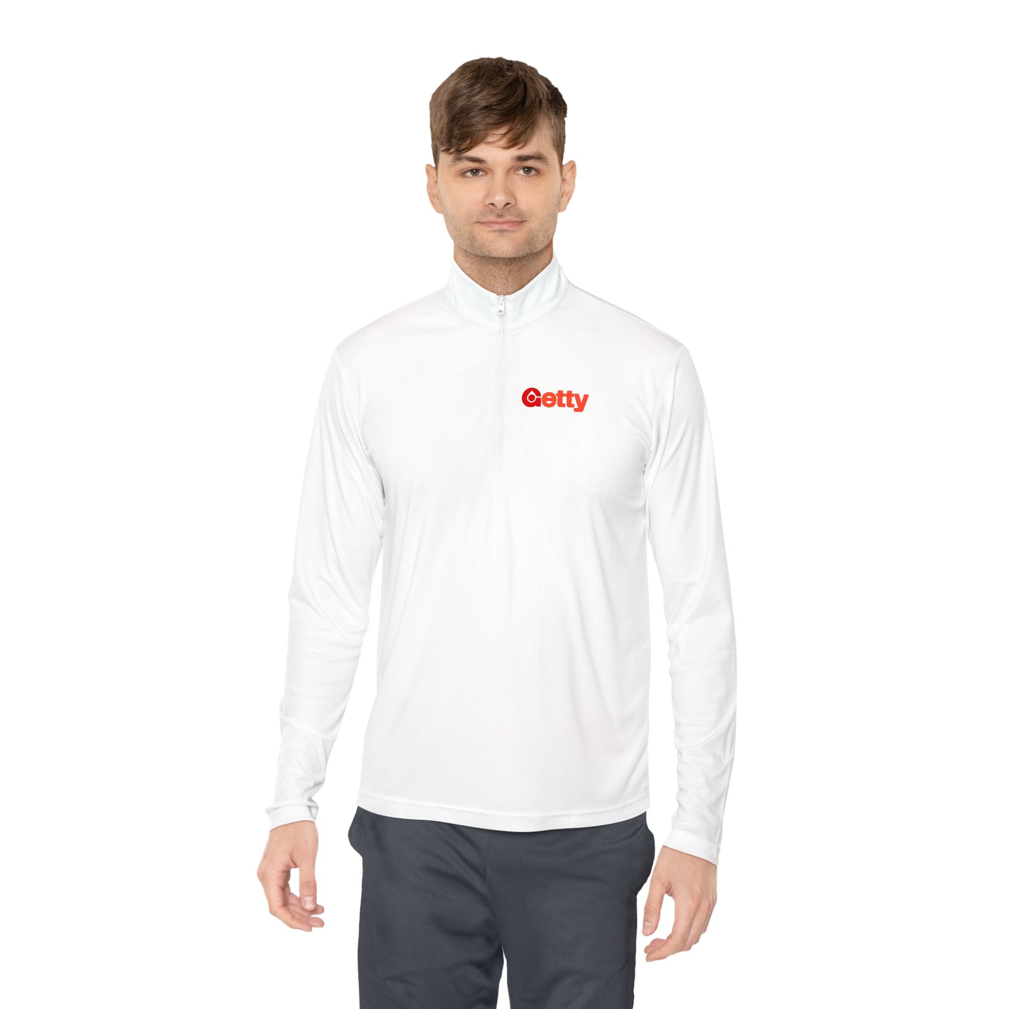 Getty Oil Unisex Quarter Zip Pullover