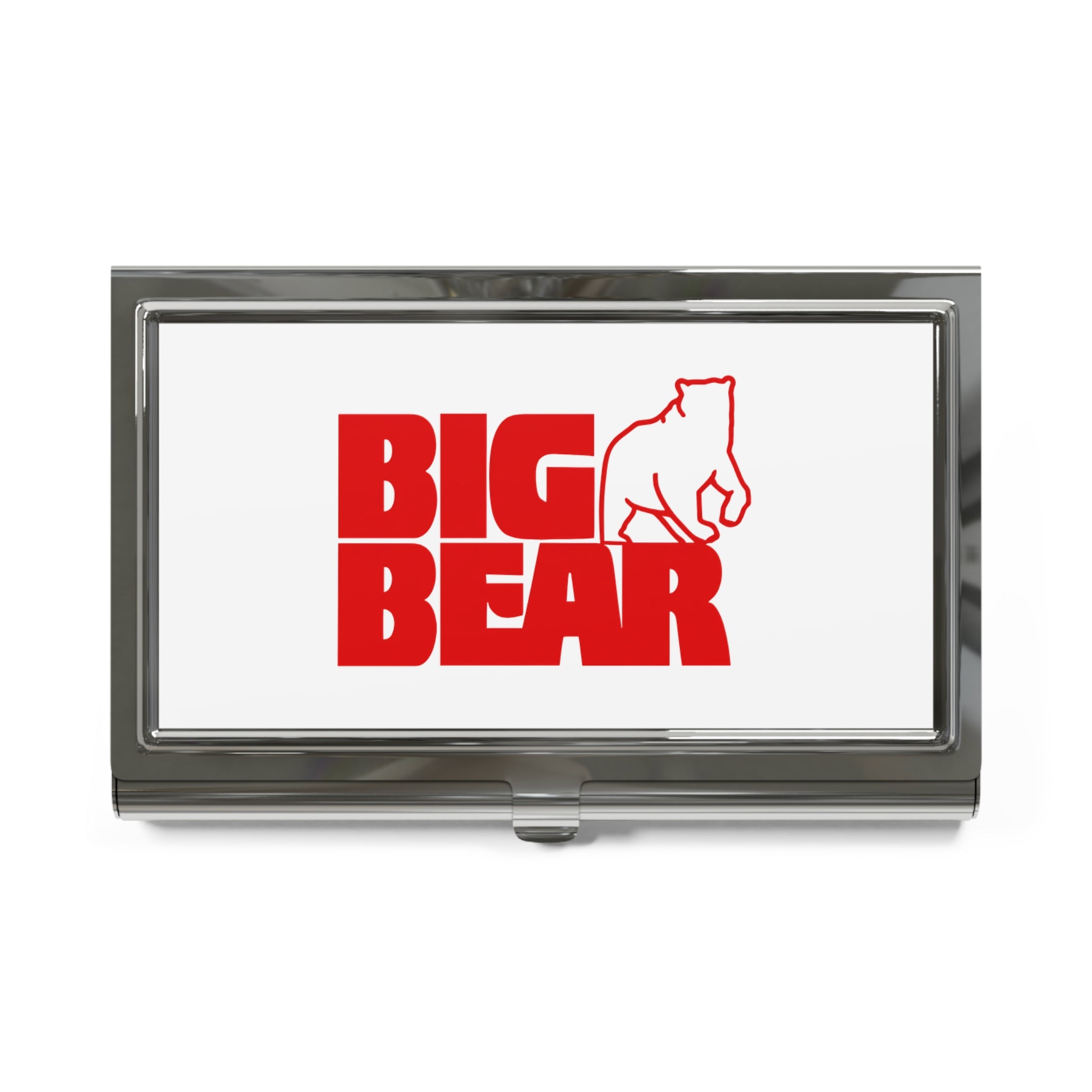 Big Bear Stores Metal Business Card Holder