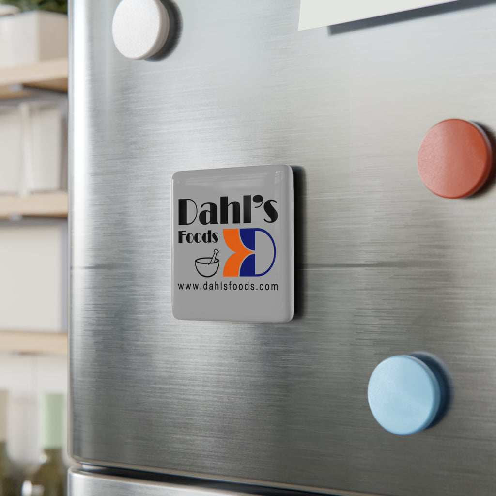 Dahl's Foods Square Porcelain Fridge Magnet