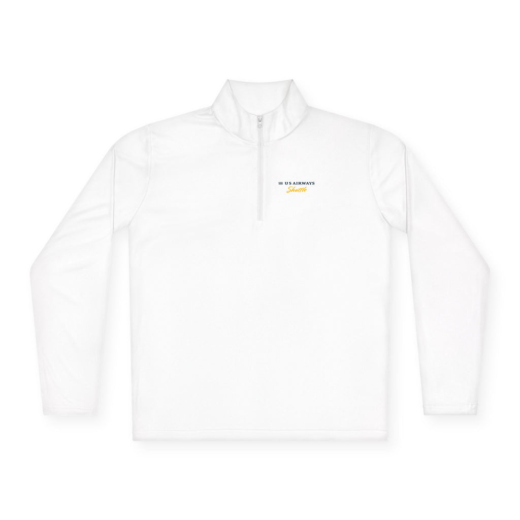 US Airways Shuttle Unisex Quarter Zip Pullover