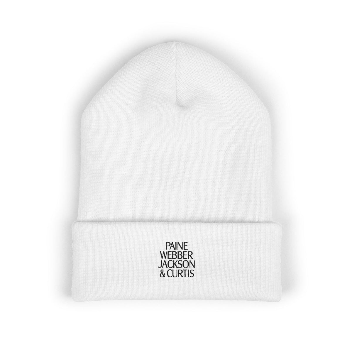 Paine Webber Jackson & Curtis Cuffed Beanie