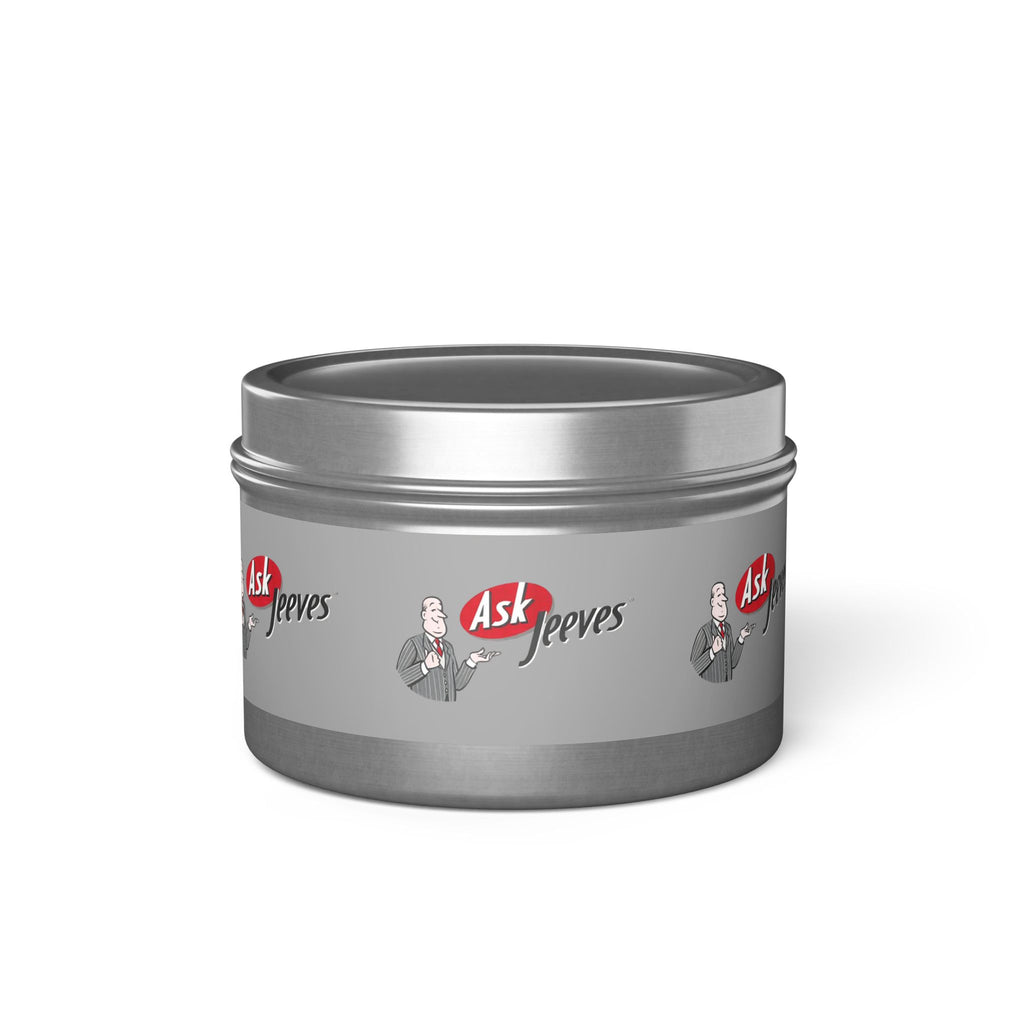 Ask Jeeves Tin Candle