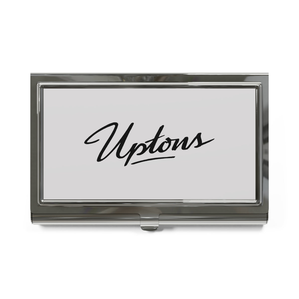 Uptons Metal Business Card Holder