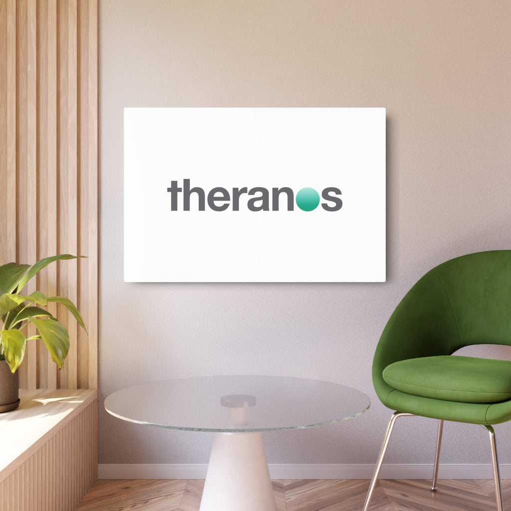 Theranos Inc. Metal Sign