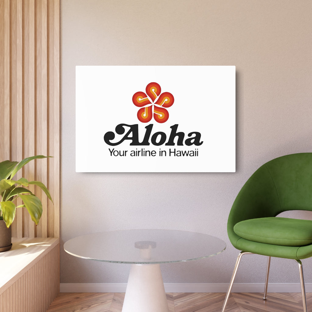 Aloha Airlines Metal Sign