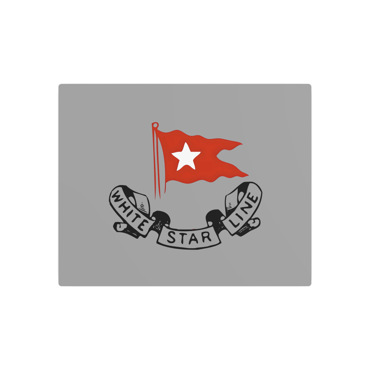 White Star Line Metal Sign