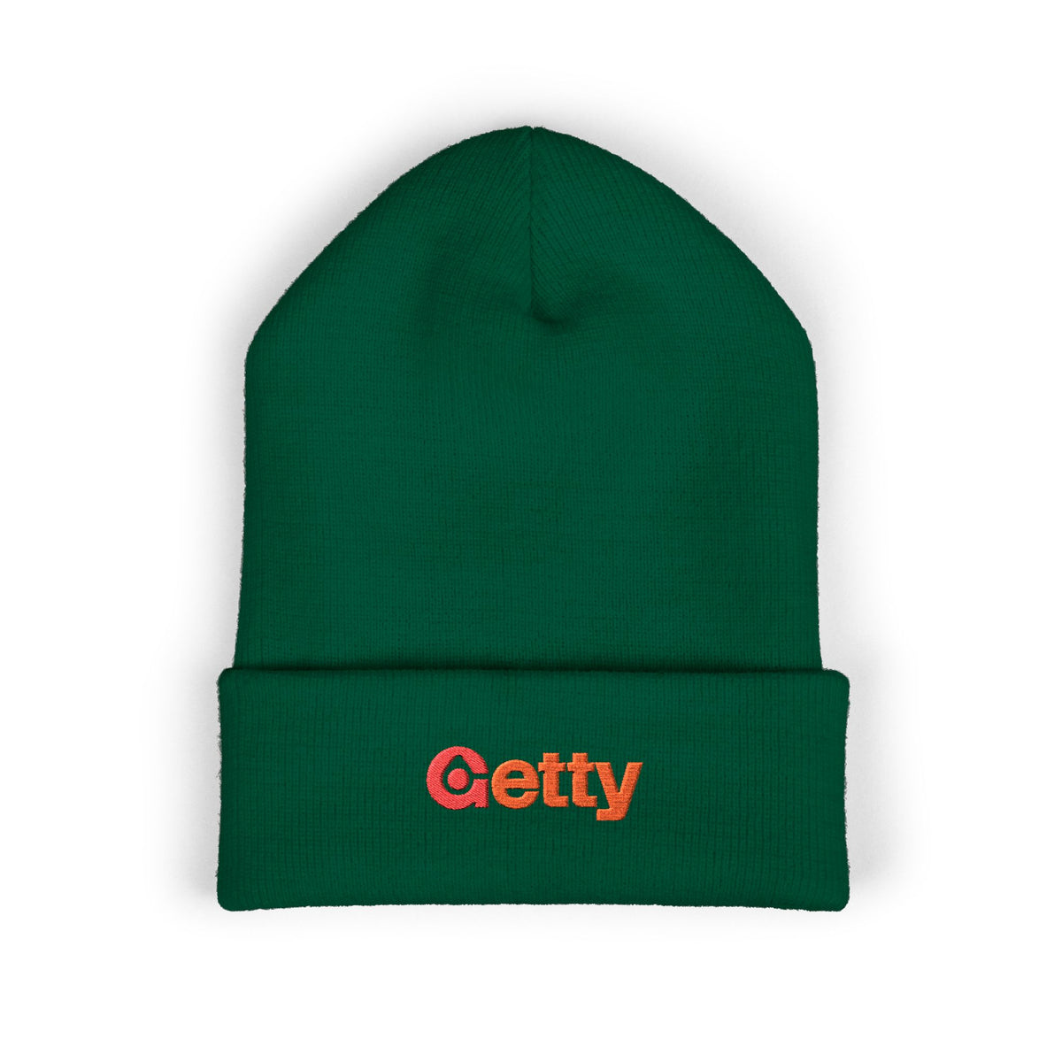 Getty Oil Cuffed Beanie