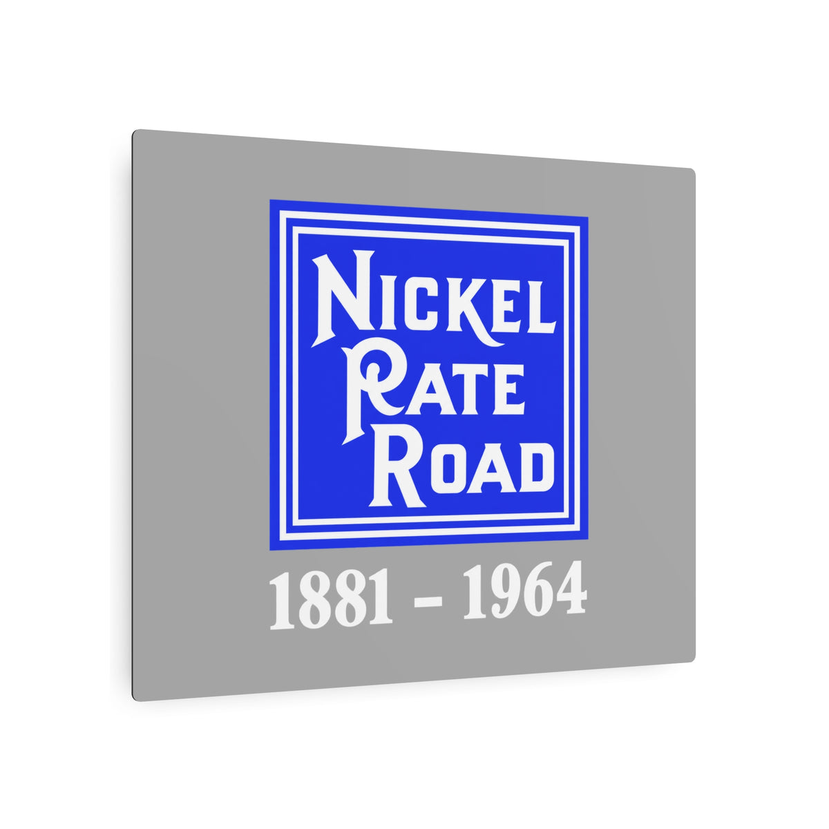 New York, Chicago and St. Louis Railroad Metal Sign