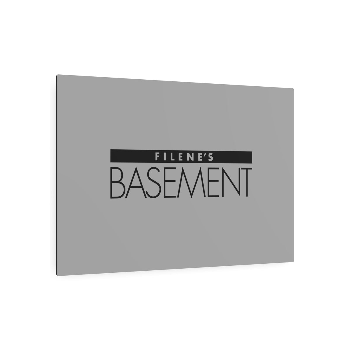 Filene's Basement Metal Sign