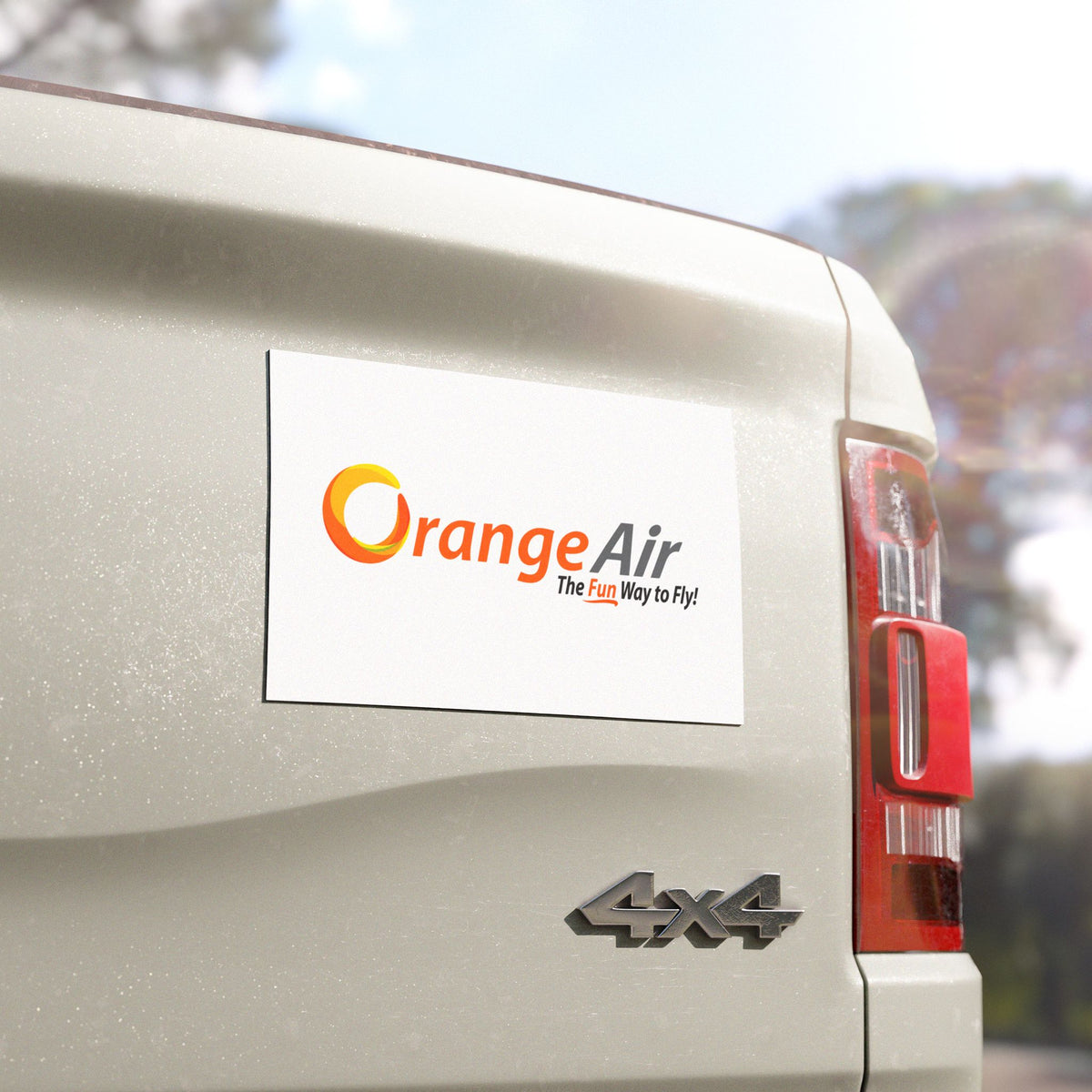Orange Air Car Magnet