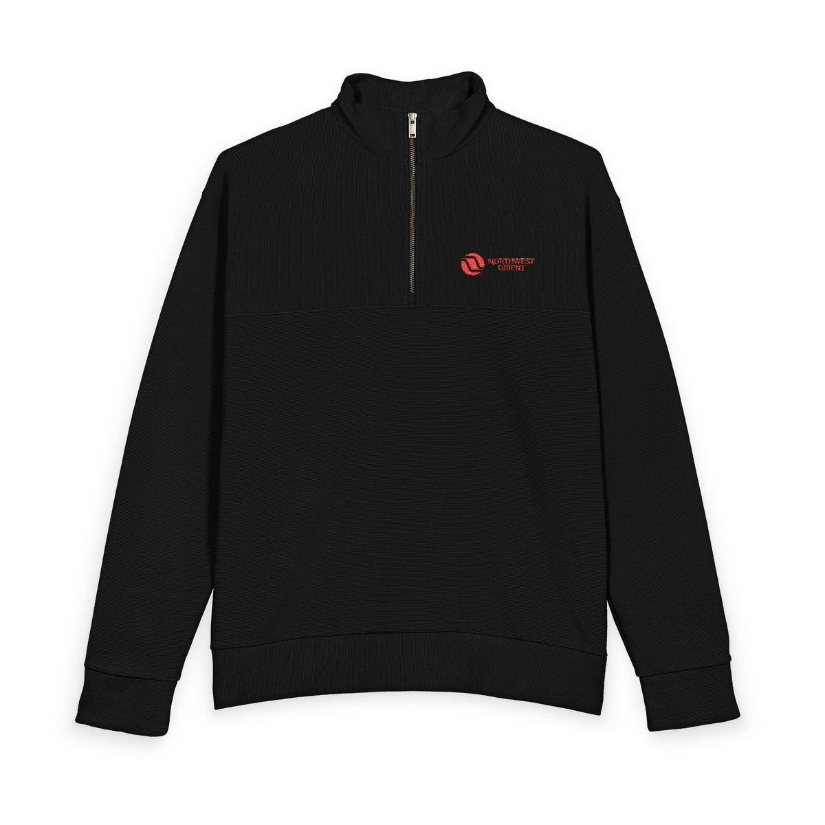 Northwest Orient Airlines Heavy Knit Quarter-Zip Sweatshirt