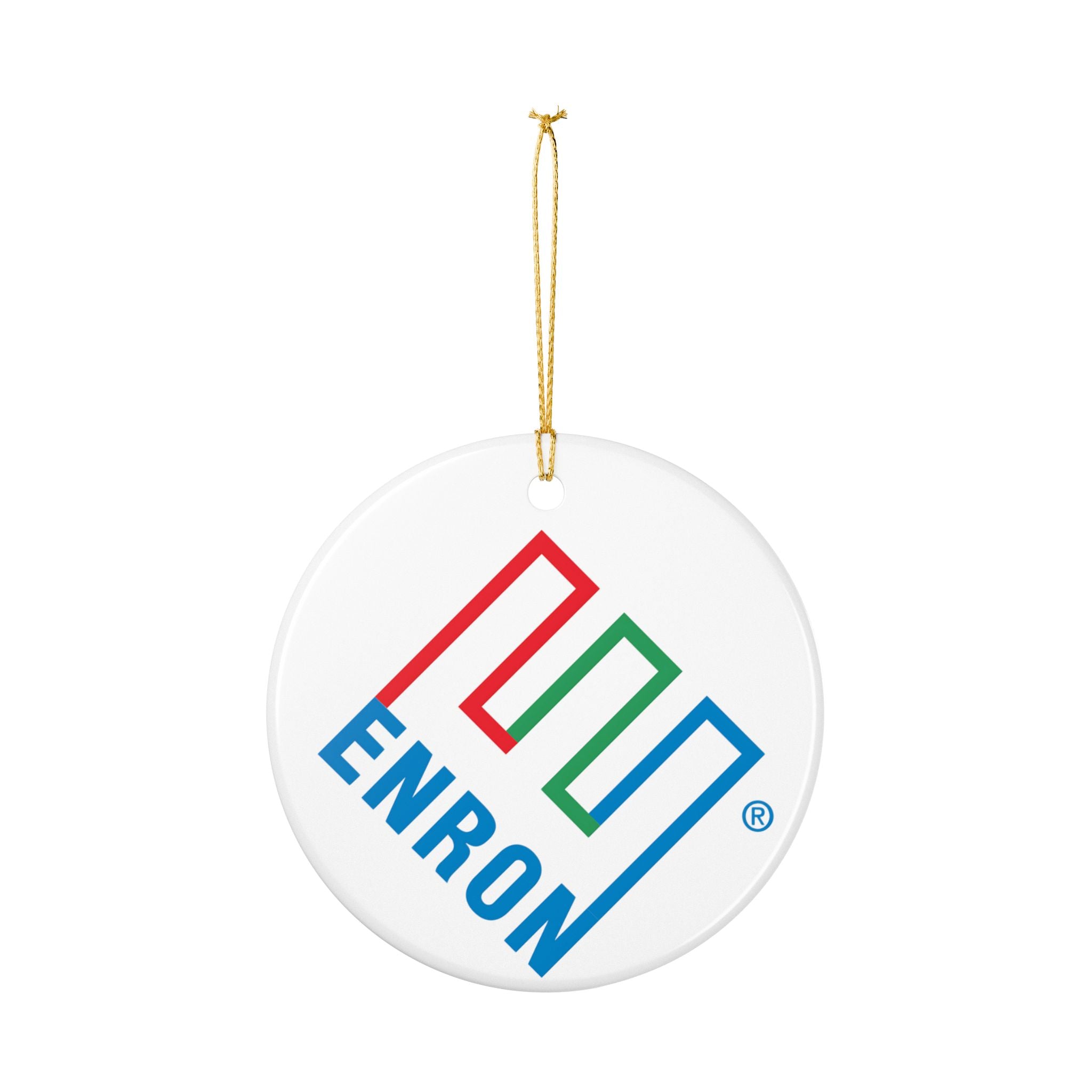 Enron Ceramic Ornament