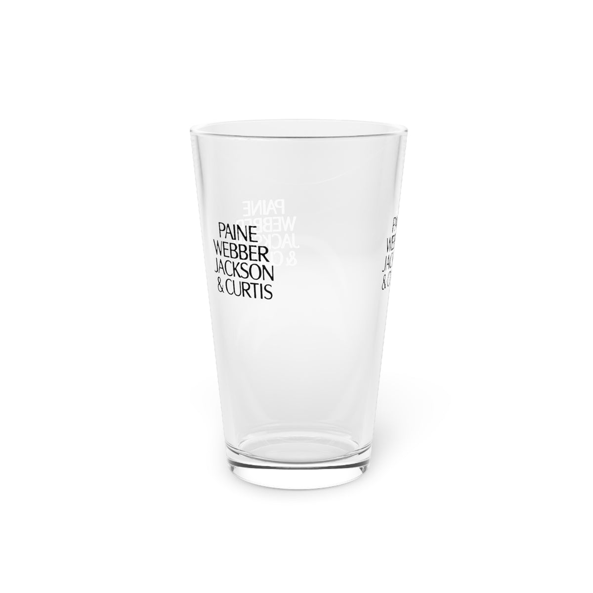 Paine Webber Jackson & Curtis 16oz Pint Glass