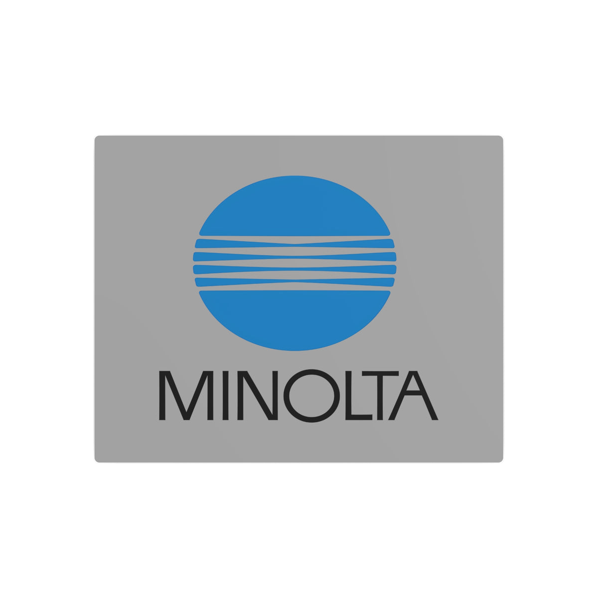 Minolta Metal Sign