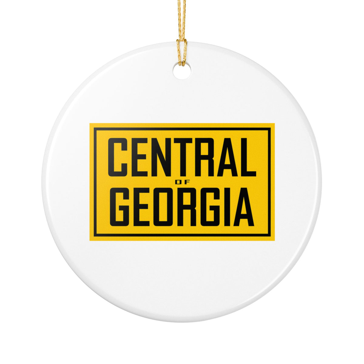 Central of Georgia Railway Ceramic Ornament