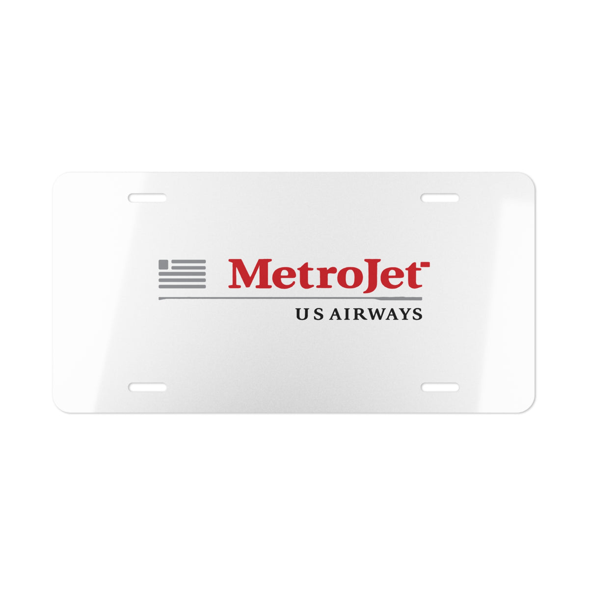 MetroJet Vanity License Plate