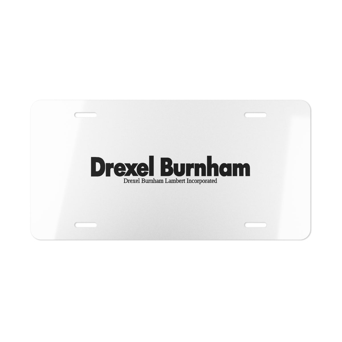 Drexel Burnham Lambert Vanity License Plate