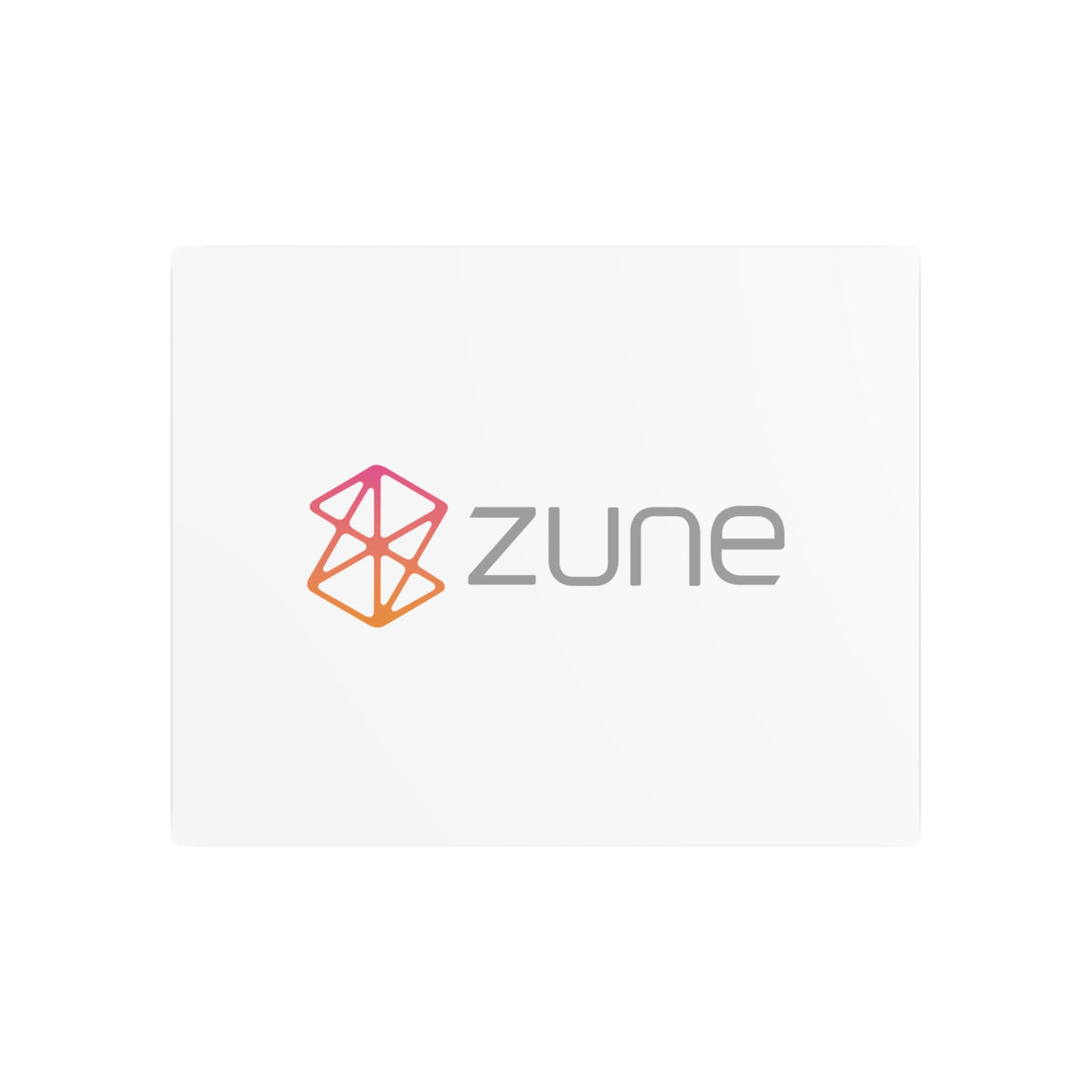 Zune Metal Sign