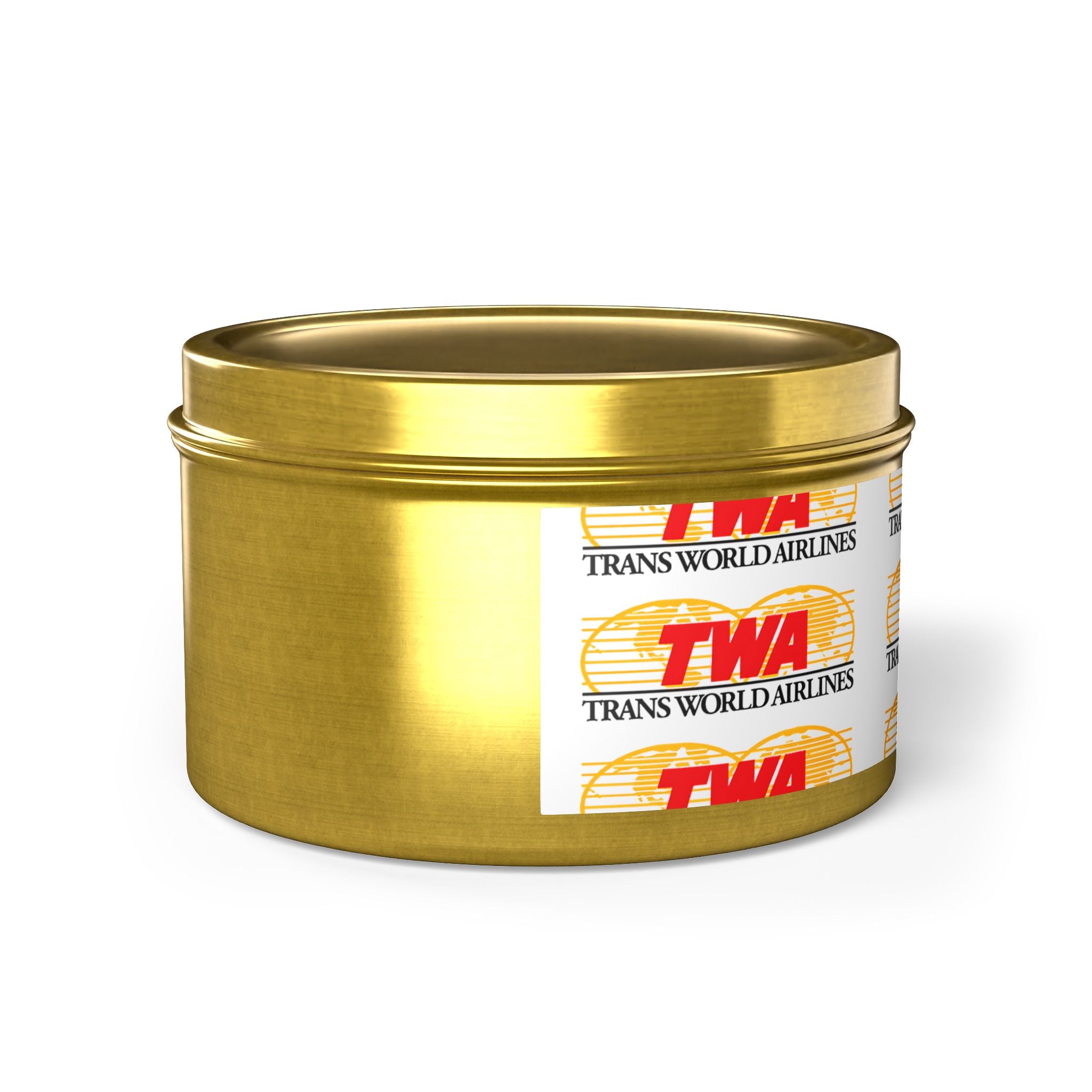 Trans World Airlines (TWA) Tin Candle