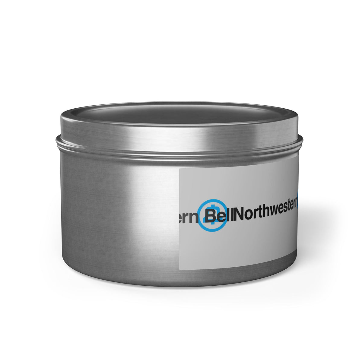 Northwestern Bell Tin Candle